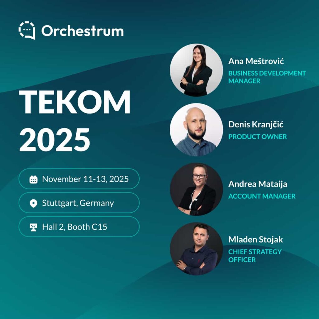 Experience Orchestrum TBMS at tekom 2025 in Stuttgart